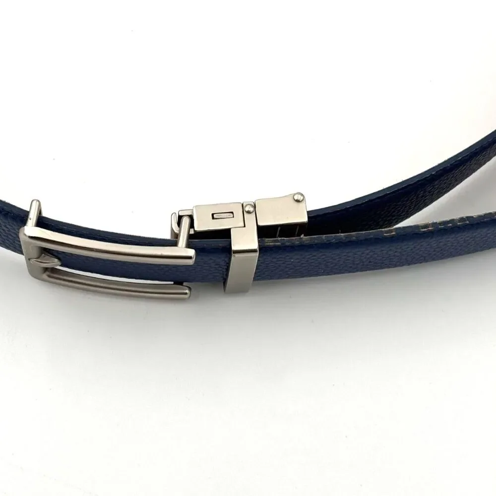 Nexbelt Neubelt Men's Vegan Blue Golf Ratchet Belt 1.38